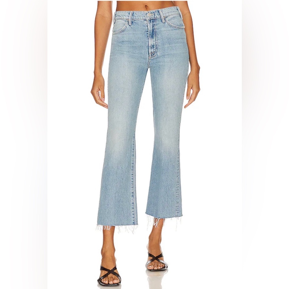 NWT MOTHER Hustler Ankle Fray in Home on the Range Size 29